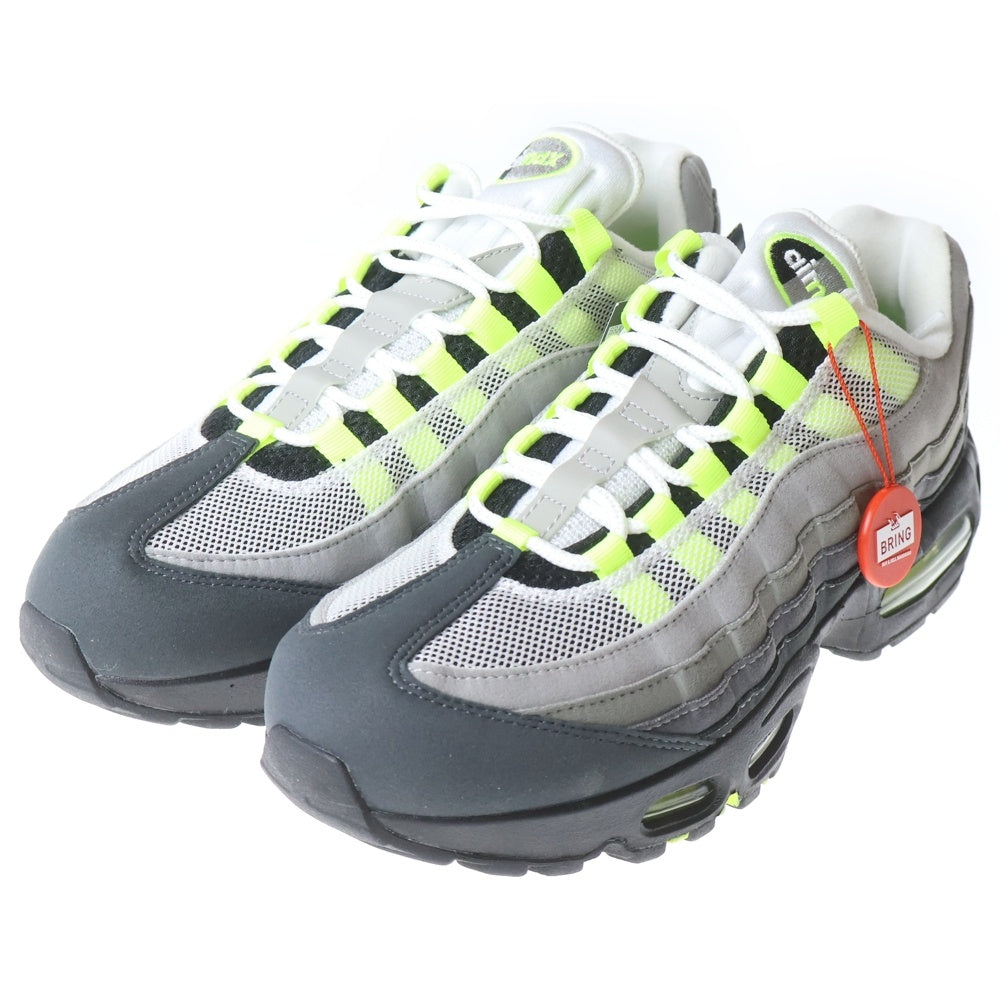 NIKE(ナイキ) Air Max 95 OG Big Bubble Neon Yellow エアマックス 95 イエローグラデ ローカットスニーカー グレー