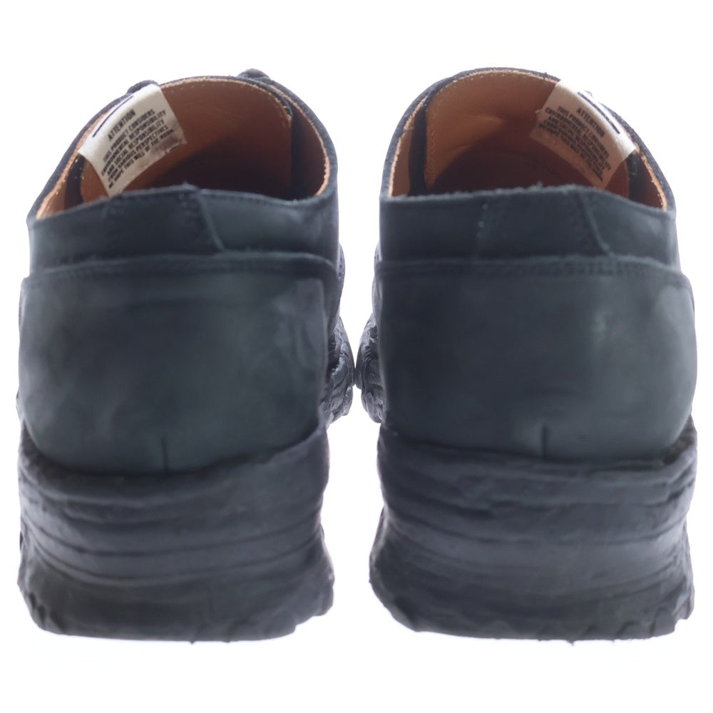 MIHARA YASUHIRO(ミハラヤスヒロ) Vintage Like Sole Leather Shoes PAST ライクソールレザーシューズ S09FW702 ブラック