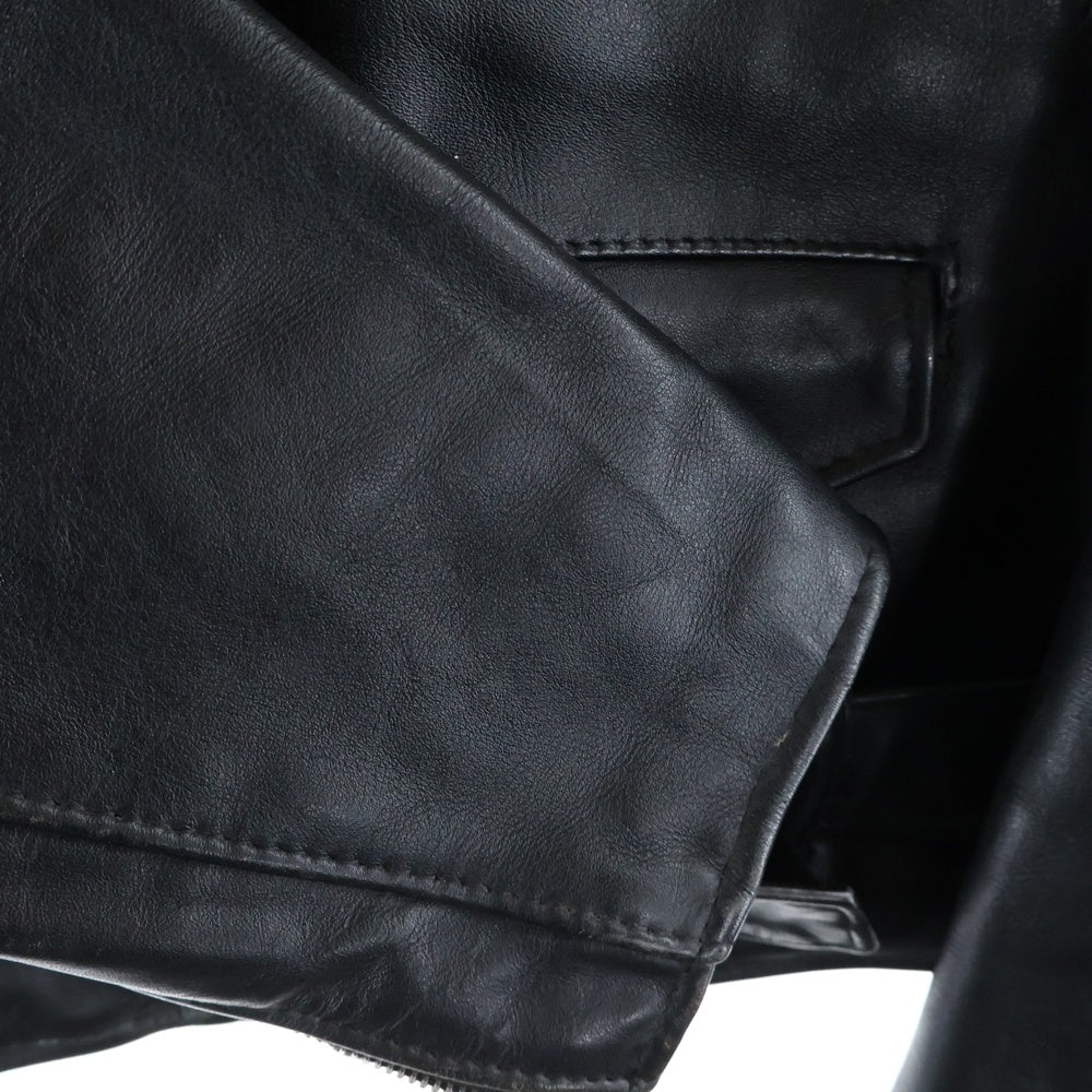 SCHOTT(ショット) 618 ダブルライダース ステアハイド 牛革 レザージャケット ブラック