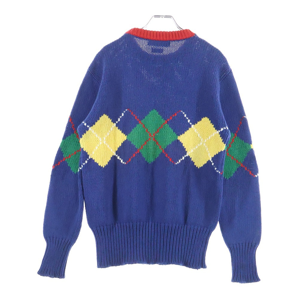 POLO RALPH LAUREN(ポロラルフローレン) 90s ARGYLE COTTON KNIT