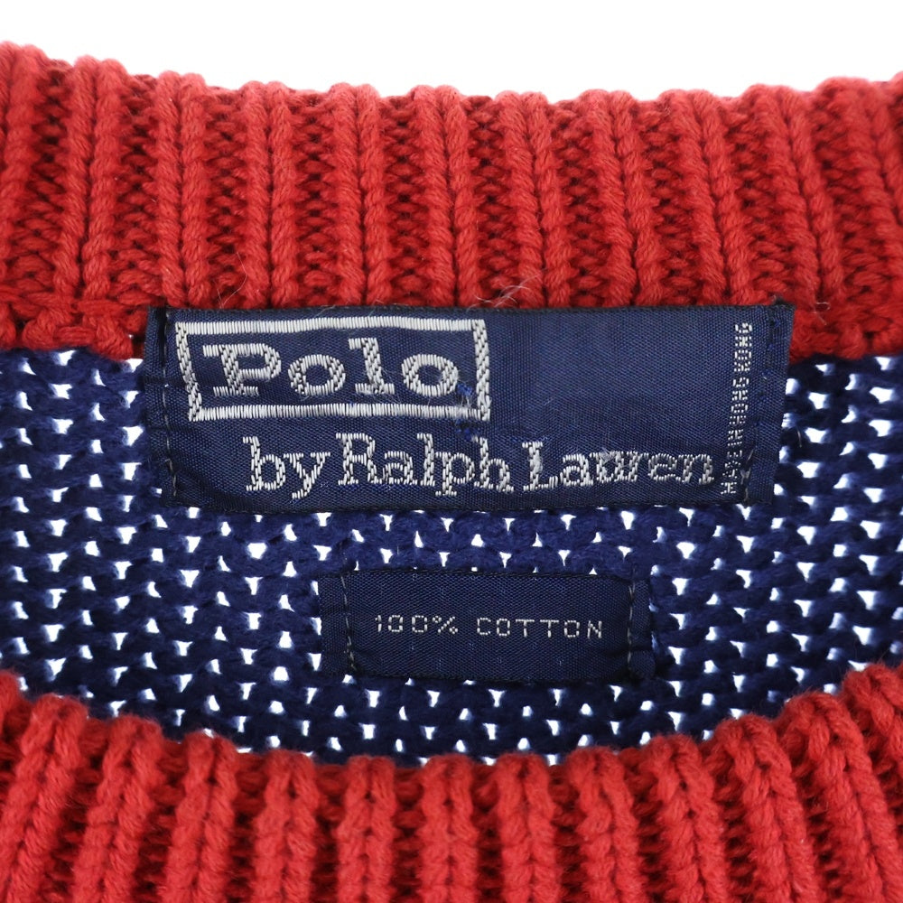 POLO RALPH LAUREN(ポロラルフローレン) 90s ARGYLE COTTON KNIT