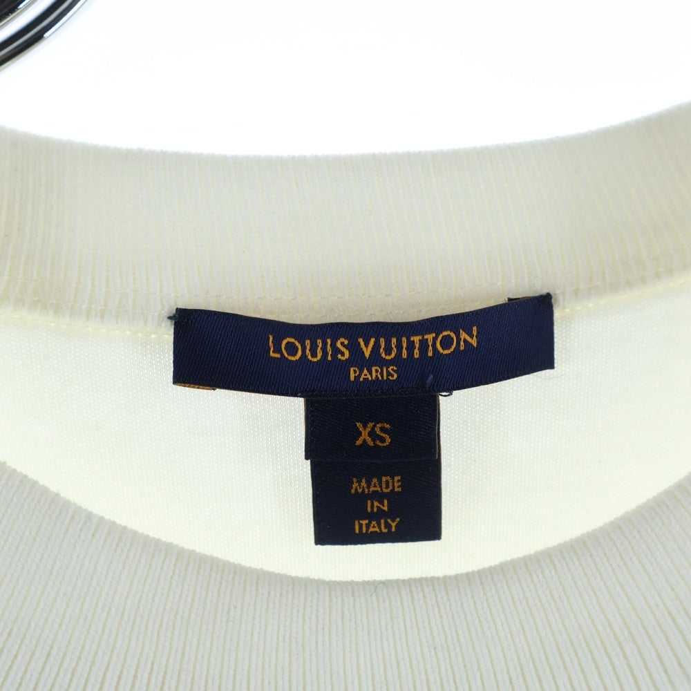 LOUIS VUITTON(ルイヴィトン) 19AW サークルロゴプリント スウェットワンピース RW192W FED FHDR39 ホワイト レディース