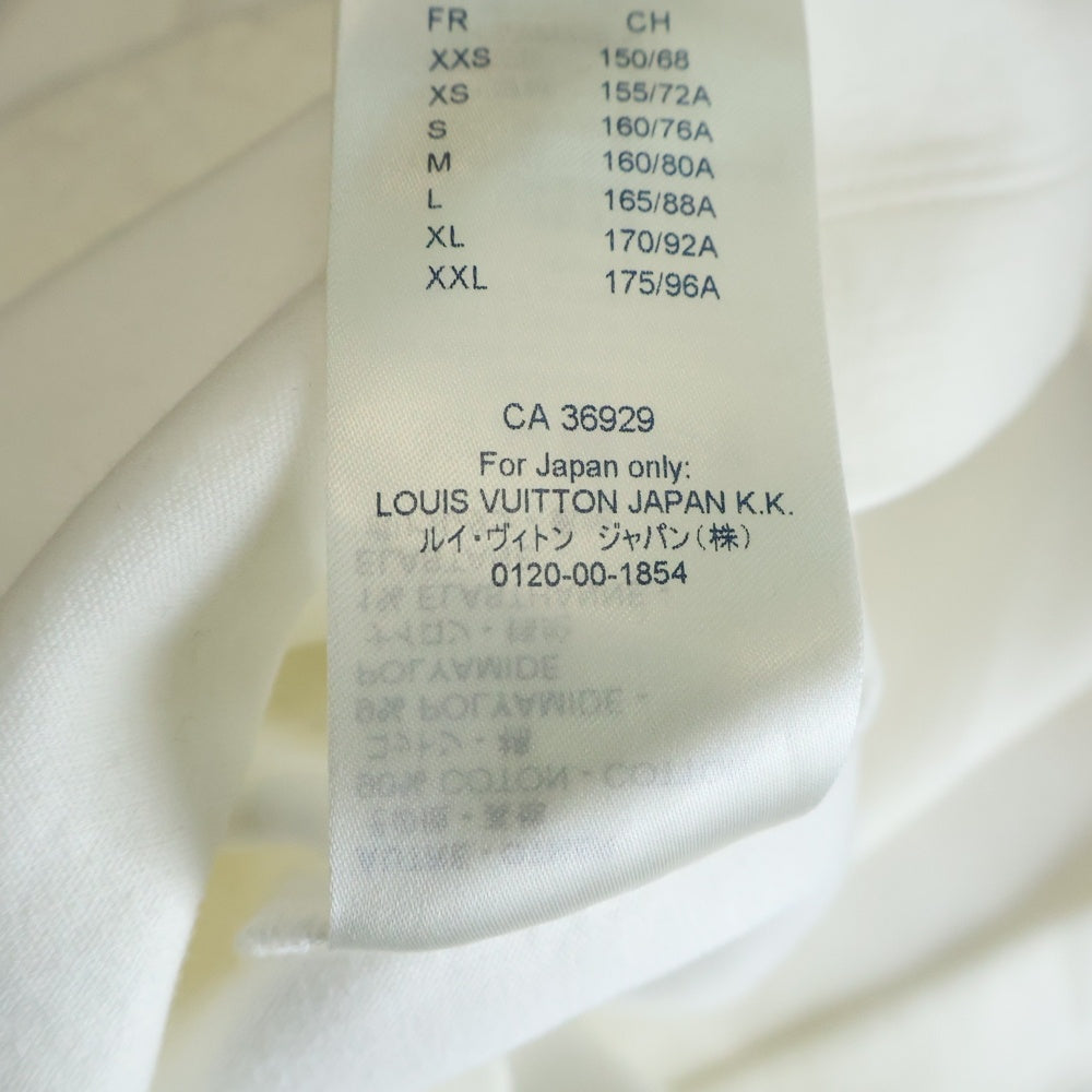 LOUIS VUITTON(ルイヴィトン) 19AW サークルロゴプリント スウェットワンピース RW192W FED FHDR39 ホワイト レディース