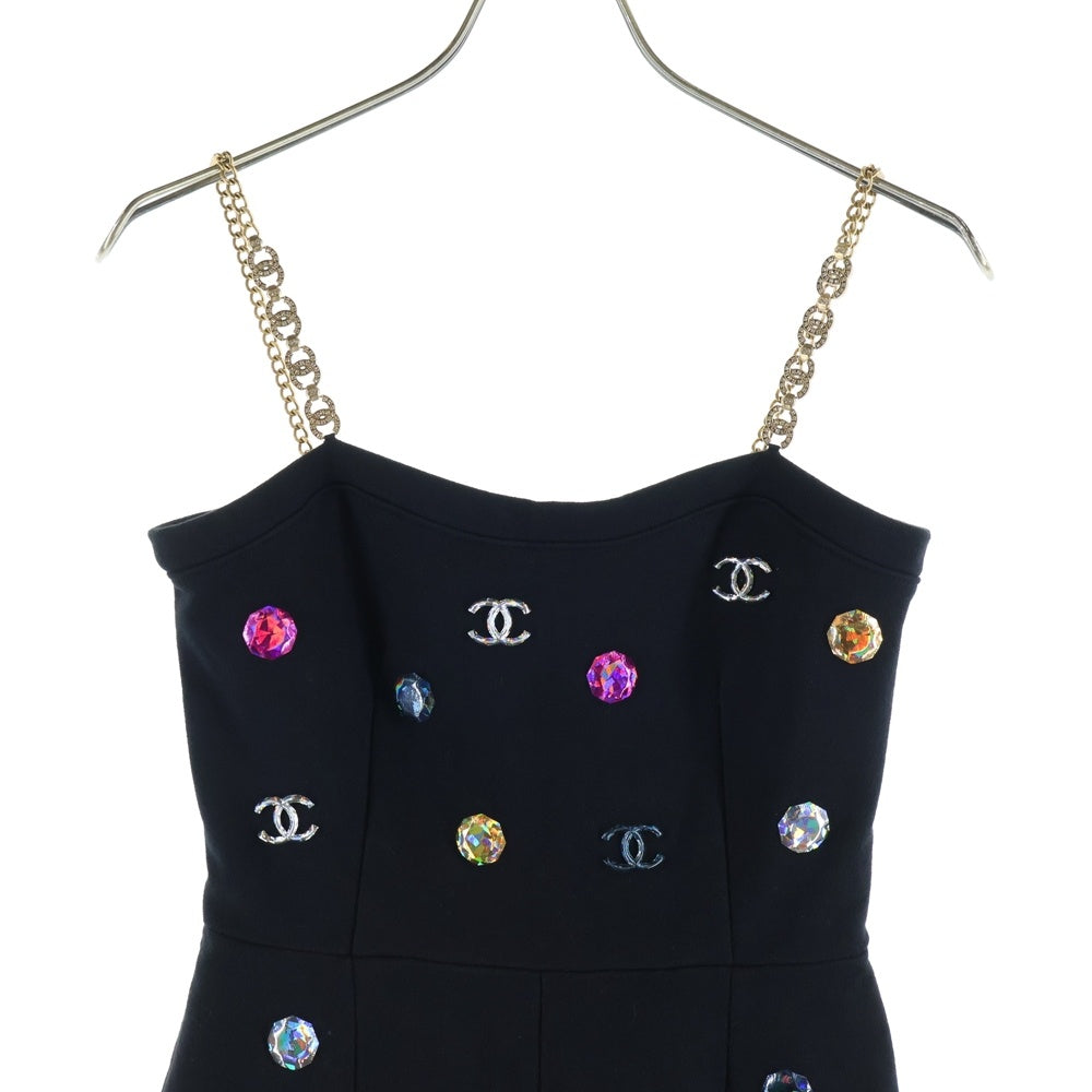 CHANEL(シャネル) ココマーク コットン オールインワン レディース ブラック P71491K10289