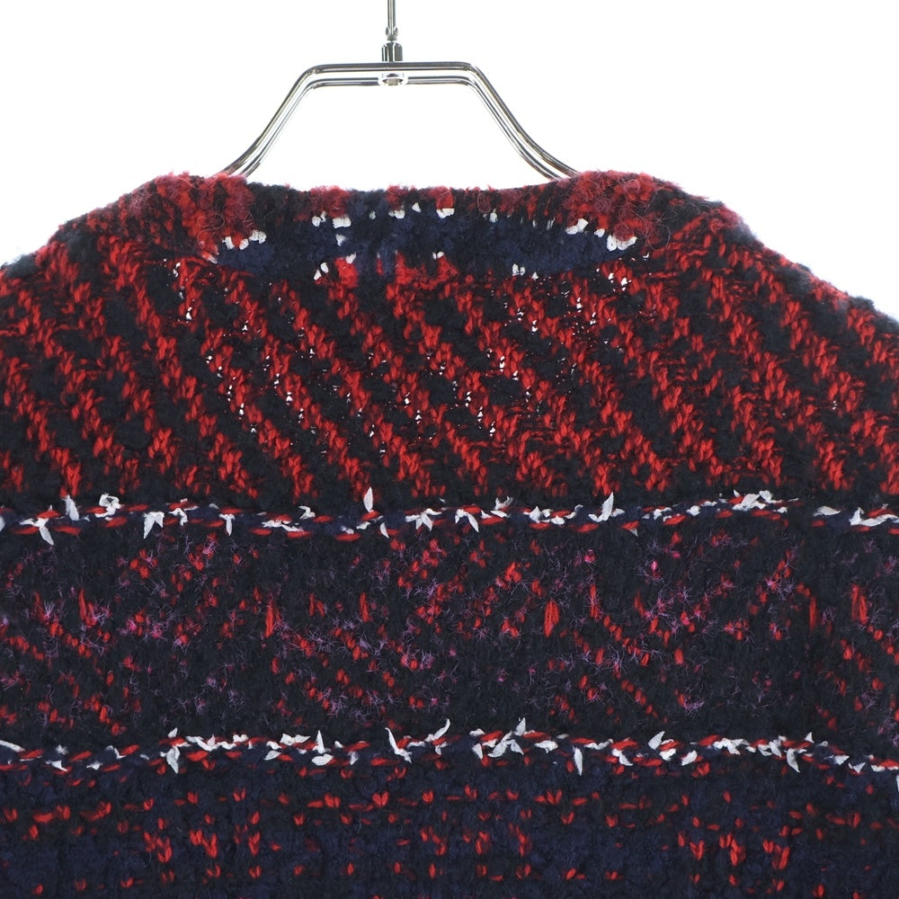 CHANEL(シャネル) Tweed Jacket シルク アルパカ混 ノーカラー