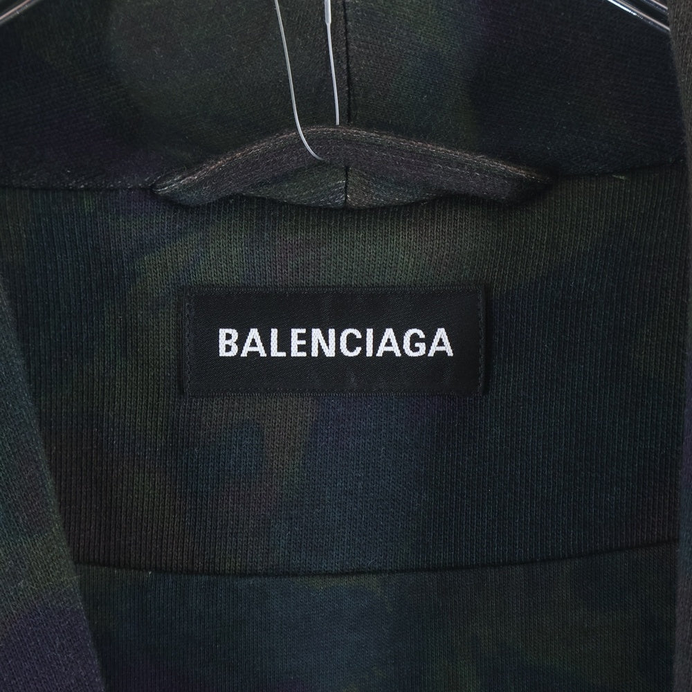 BALENCIAGA(バレンシアガ) 20AW カモフラージュ ベルト付き チェスターコート 626253 TIVE4 カーキ