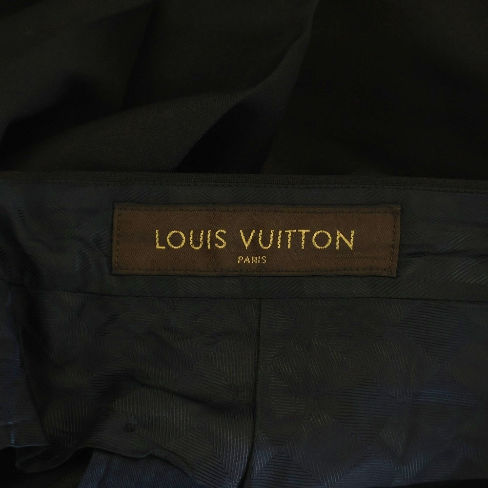LOUIS VUITTON(ルイヴィトン) サイドLVロゴ スラックスパンツ RM102M ブラック