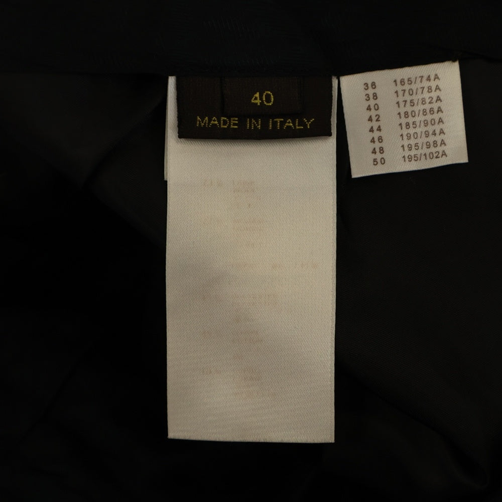 LOUIS VUITTON(ルイヴィトン) サイドLVロゴ スラックスパンツ RM102M ブラック