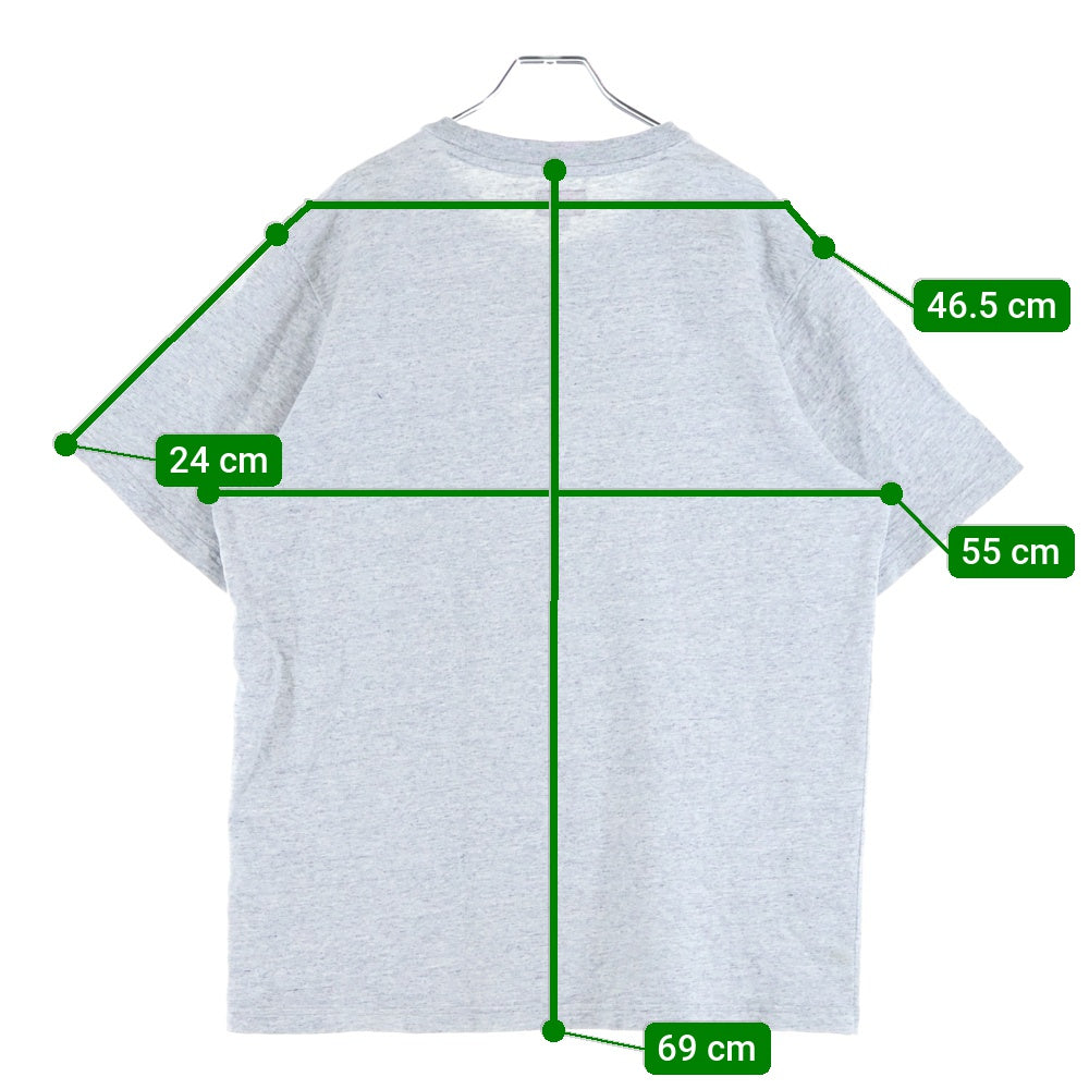 SUPREME(シュプリーム) 22SS Pocket S/S Tee ポケット刺繍ロゴ クルーネック半袖Tシャツカットソー グレー