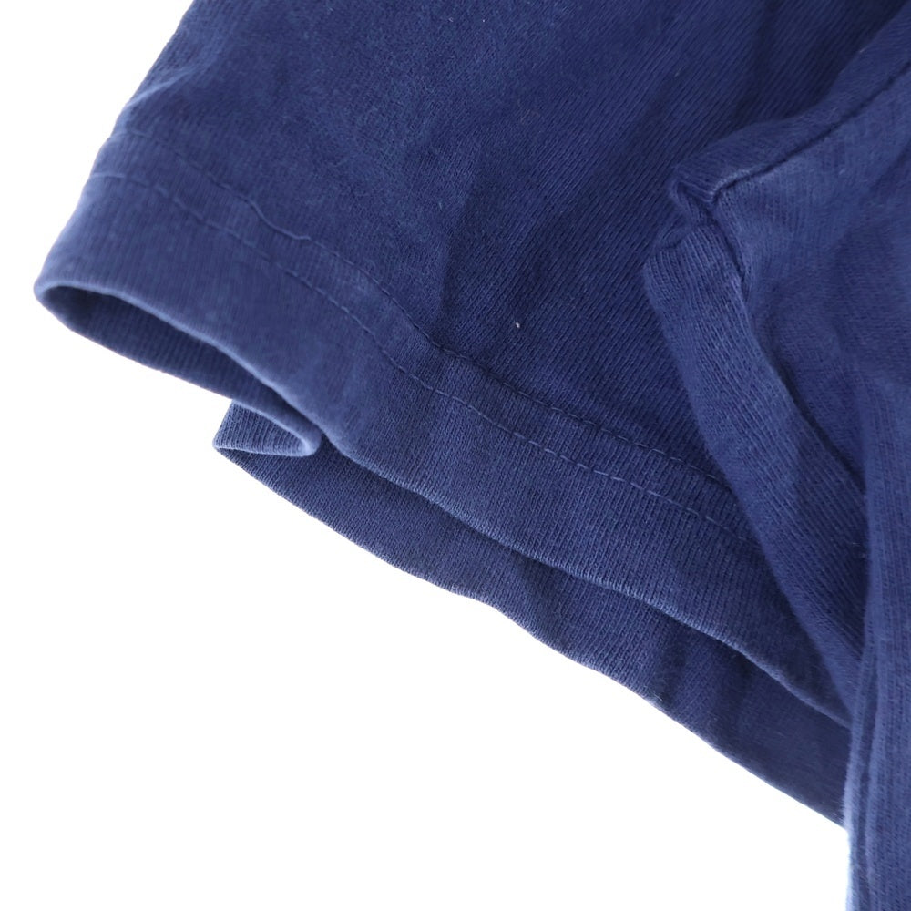 SUPREME(シュプリーム) 23AW Washed Script S/S Top ウォッシュド スクリプト クルーネック半袖Tシャツカットソー ネイビー
