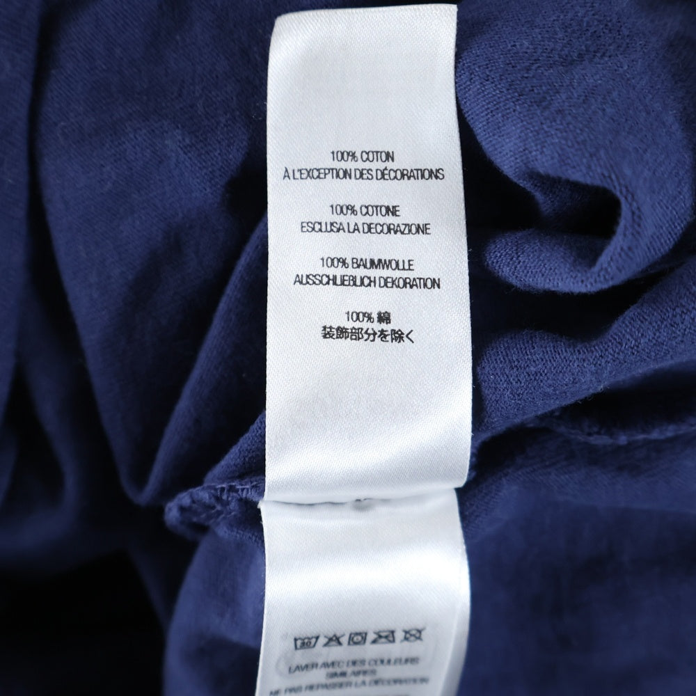 SUPREME(シュプリーム) 23AW Washed Script S/S Top ウォッシュド スクリプト クルーネック半袖Tシャツカットソー ネイビー