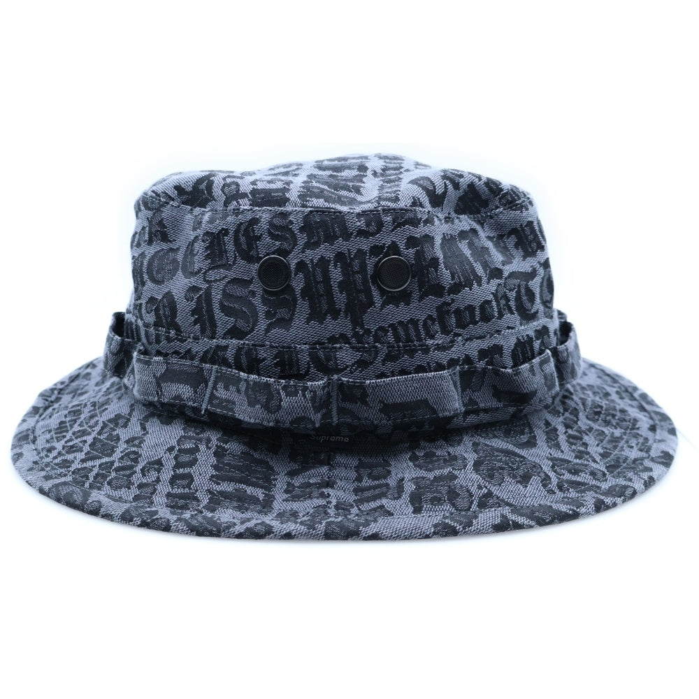 SUPREME(シュプリーム) 25SS Cities Jacquard Boonie Hat シティーズ ジャカード ブーニー バケットハット ブラック