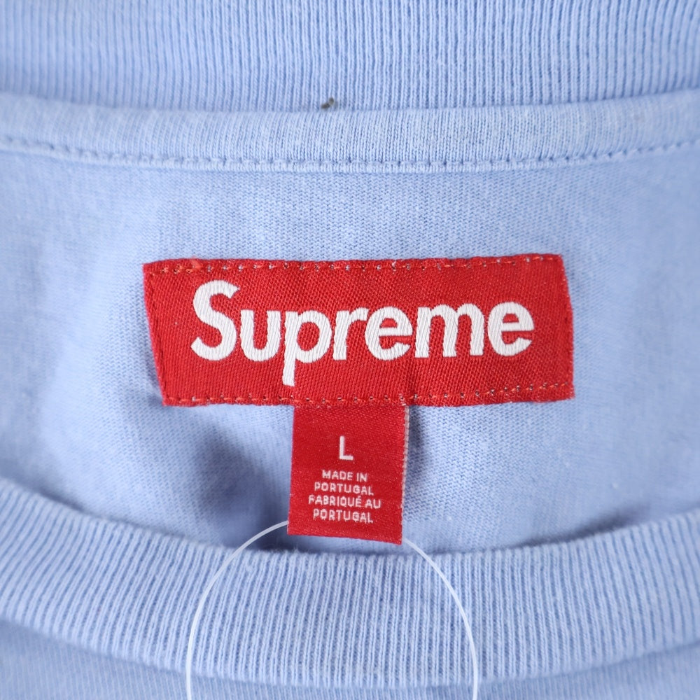 SUPREME(シュプリーム) 25SS Small Box Tee スモールボックスロゴ クルーネック半袖Tシャツカットソー ブルー