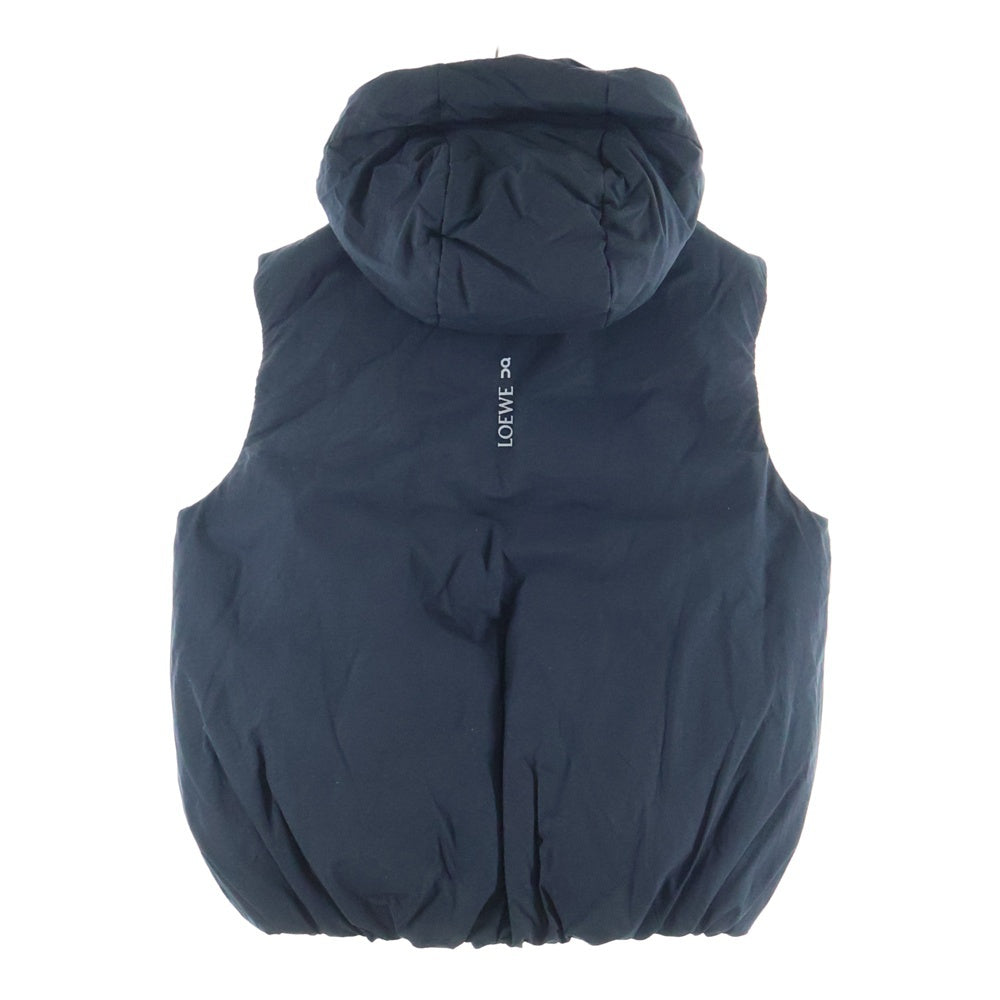 LOEWE(ロエベ) 24SS On logo technical puffer vest テクニカルパフ ダウンベスト ブラック レディース S929Y02W03