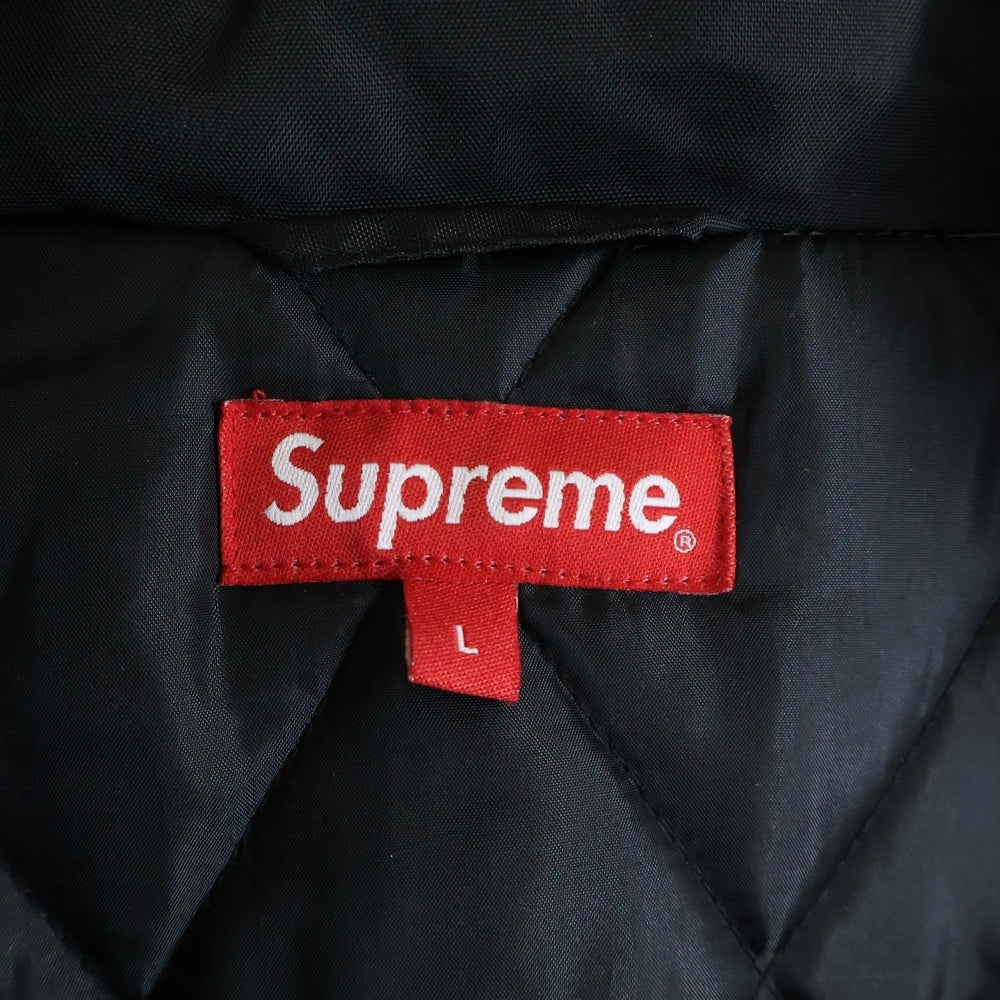 SUPREME(シュプリーム) 19AW Sports Piping Puffy Jacket スポーツパイピングジャケット ダウンジャケット ブラック