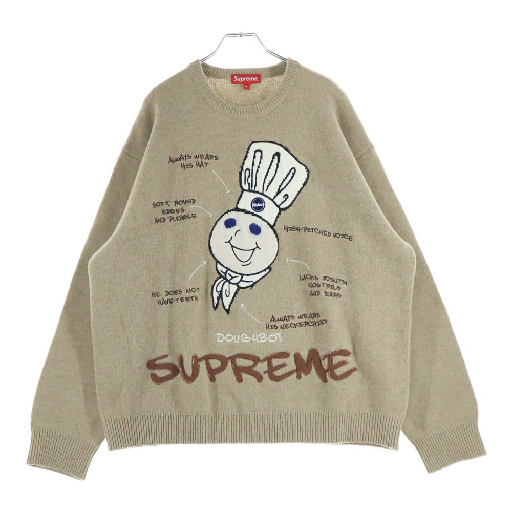 SUPREME(シュプリーム) 22AW Doughboy Sweater ドゥボーイ ニット セーター ベージュ