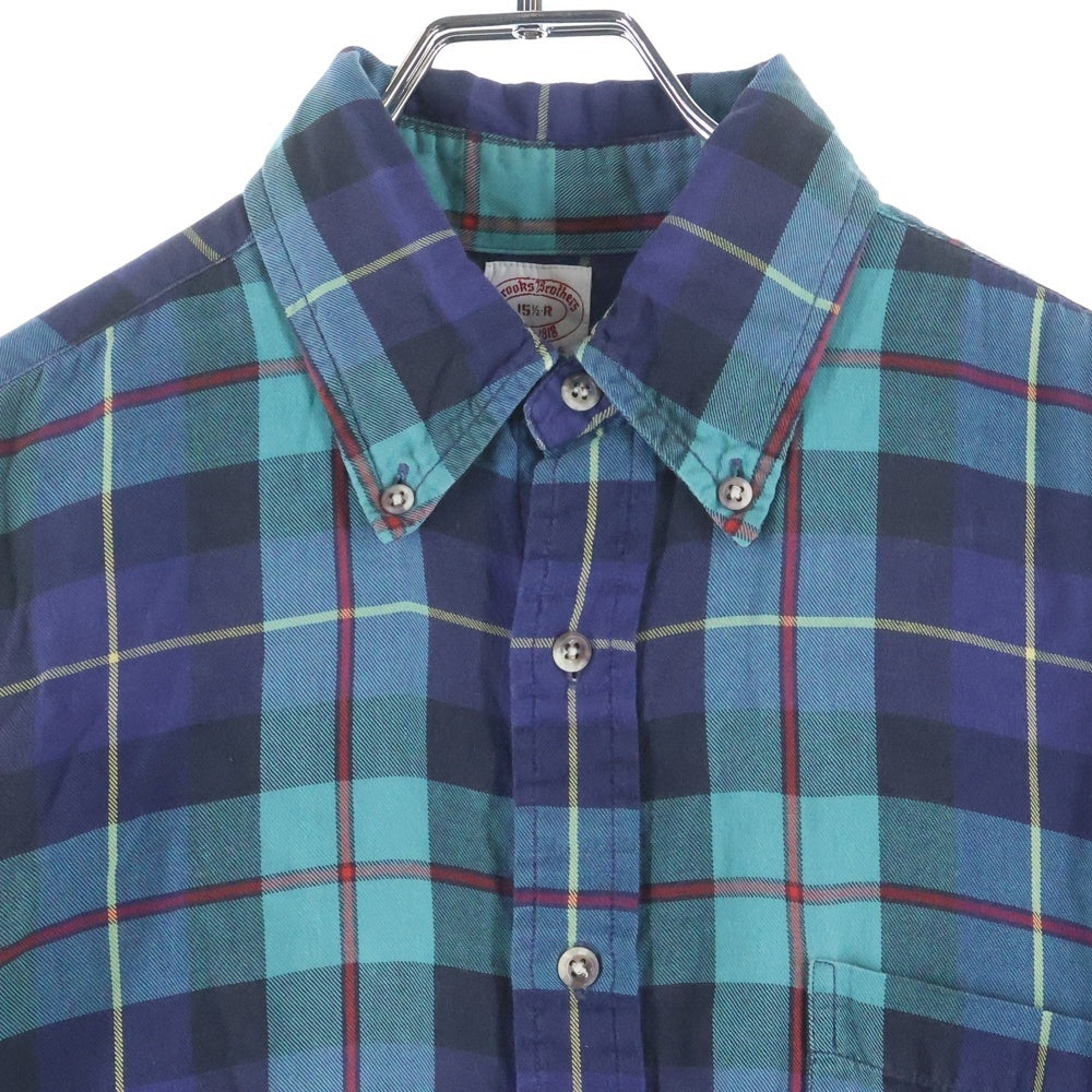 BROOKS BROTHERS(ブルックス ブラザーズ) 60s 1818 USA製 ポケット付き ボタンダウンシャツ グリーン