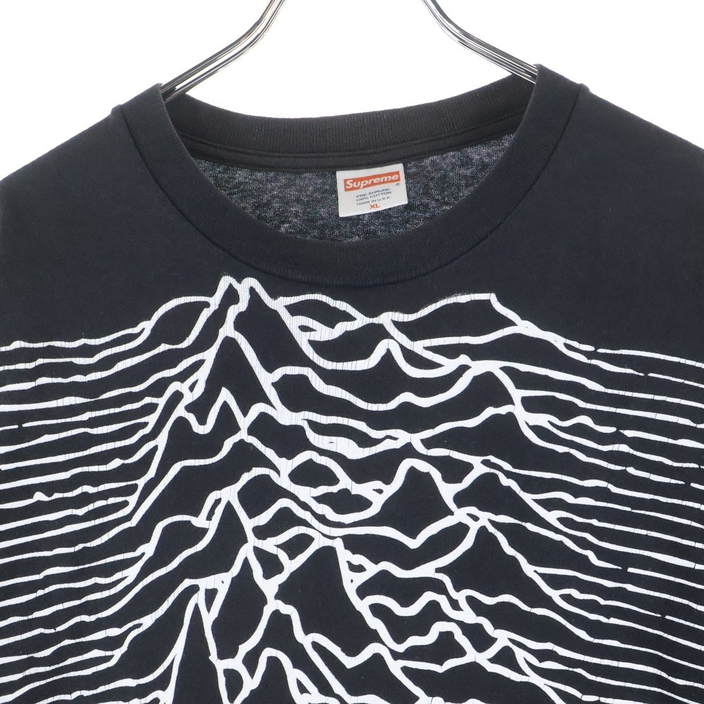 SUPREME(シュプリーム) 05SS ×Peter Saville Joy Division Tee ピーターサヴィル ジョイ ディビジョン 半袖Tシャツ ブラック