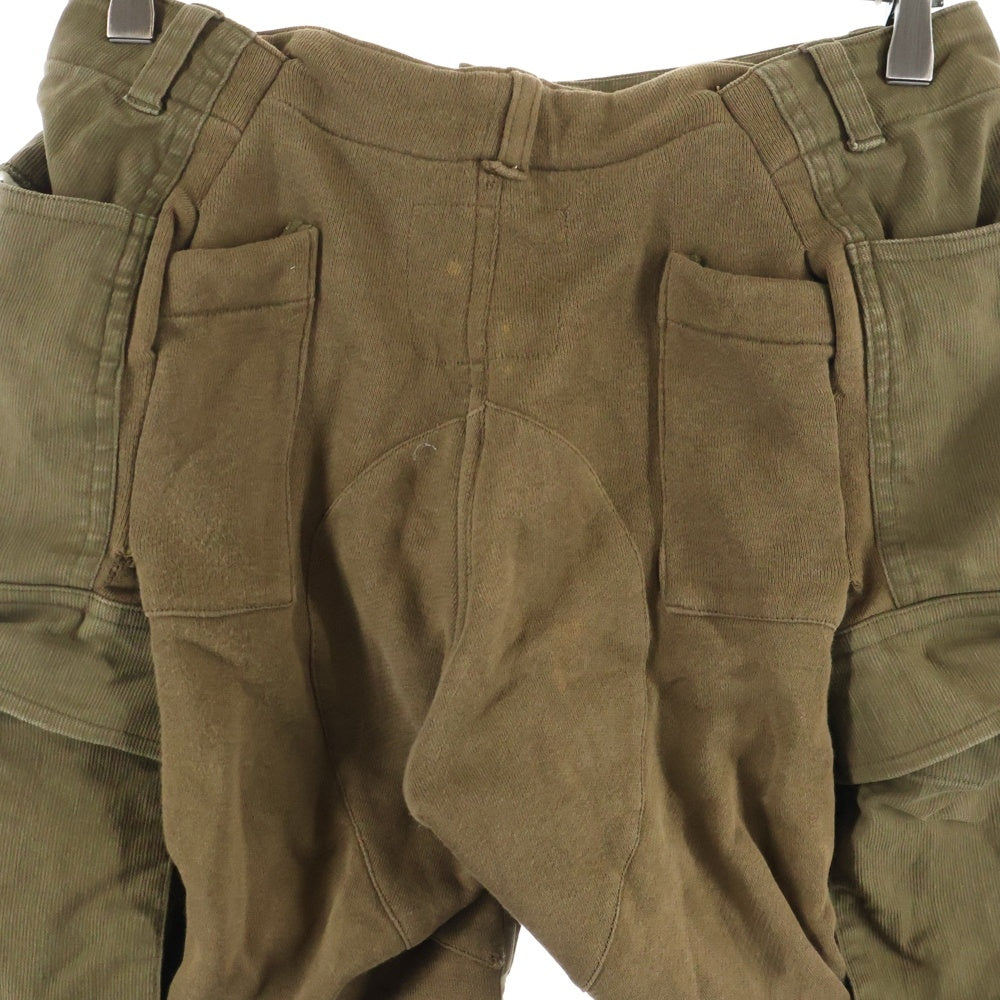 UNDERCOVER(アンダーカバー) 00AW MELTING POT期 スウェット切替 カーゴパンツ カーキ