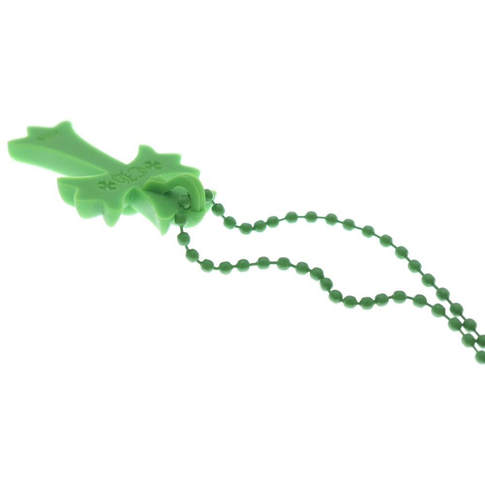 CHROME HEARTS(クロムハーツ) RUBBER CH CRS SML ラバースモールCHクロス シリコンラバーネックレス グリーン