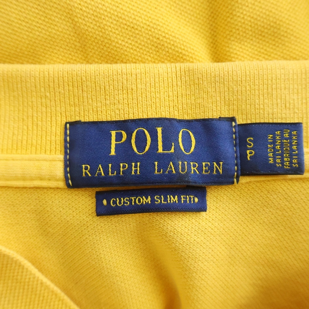 POLO RALPH LAUREN(ポロラルフローレン) ポニー刺繍 ポロシャツ イエロー