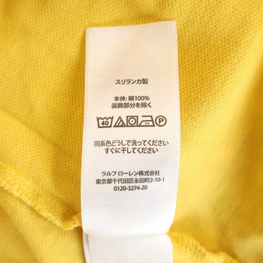 POLO RALPH LAUREN(ポロラルフローレン) ポニー刺繍 ポロシャツ イエロー
