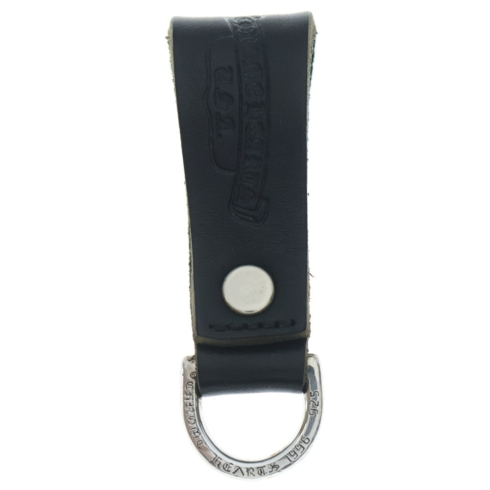 CHROME HEARTS(クロムハーツ) BELT LOOP D RING Dリング クロスボールベルトループ ブラック/シルバー BCA415 レディース