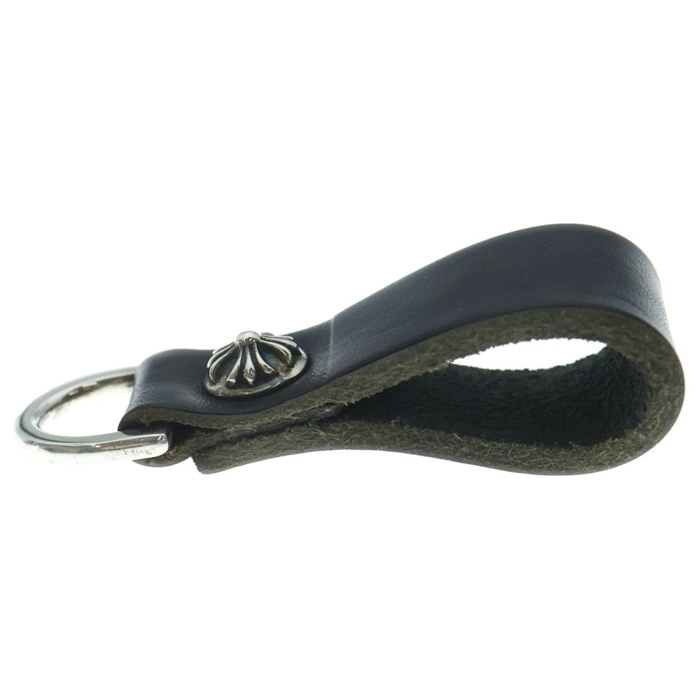 CHROME HEARTS(クロムハーツ) BELT LOOP D RING Dリング クロスボールベルトループ ブラック/シルバー BCA415 レディース