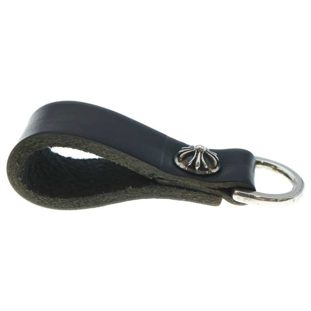 CHROME HEARTS(クロムハーツ) BELT LOOP D RING Dリング クロスボールベルトループ ブラック/シルバー BCA415 レディース