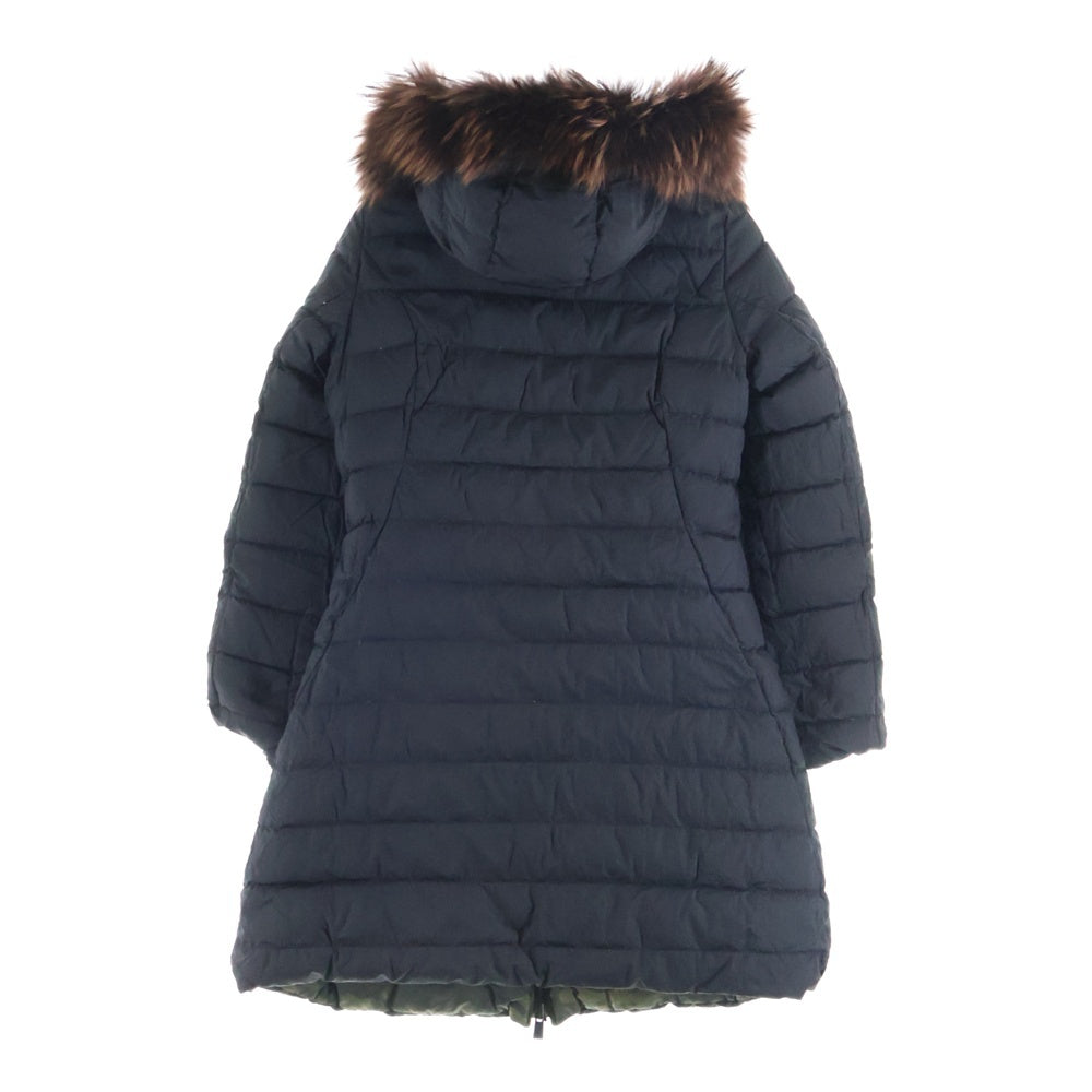 TATRAS(タトラス) ARGENTELLA リバーシブル ジップアップ フーディダウンコート LTA17A4565 ブラック/カモフラージュ レディース