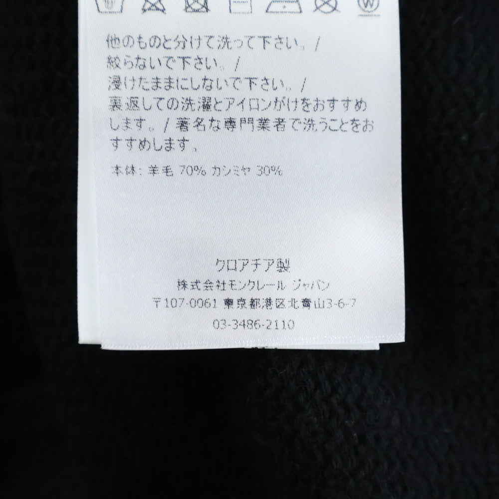MONCLER(モンクレール) MAGLIONE マリオーネ ニットセーター ブラック E20919044600