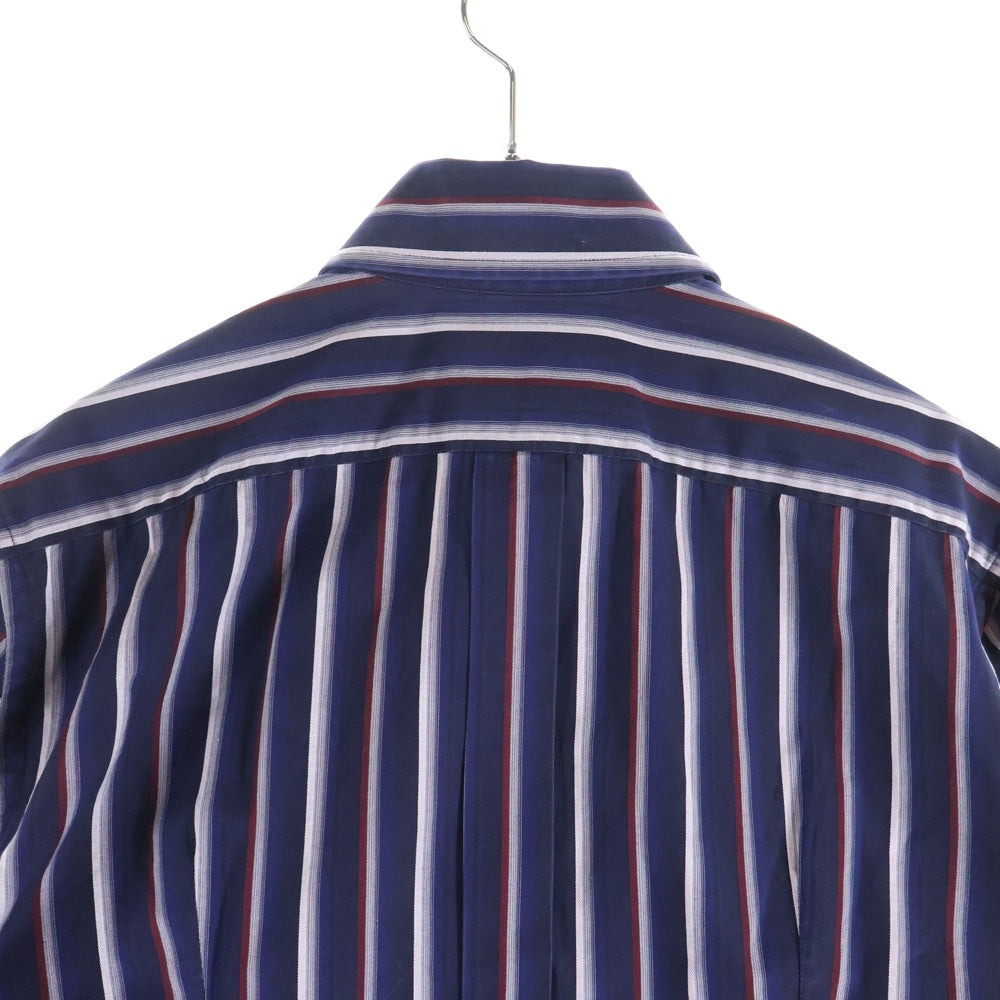 DOLCE & GABBANA(ドルチェアンドガッバーナ) ストライプ柄 ロングスリーブシャツ 長袖シャツ ネイビー