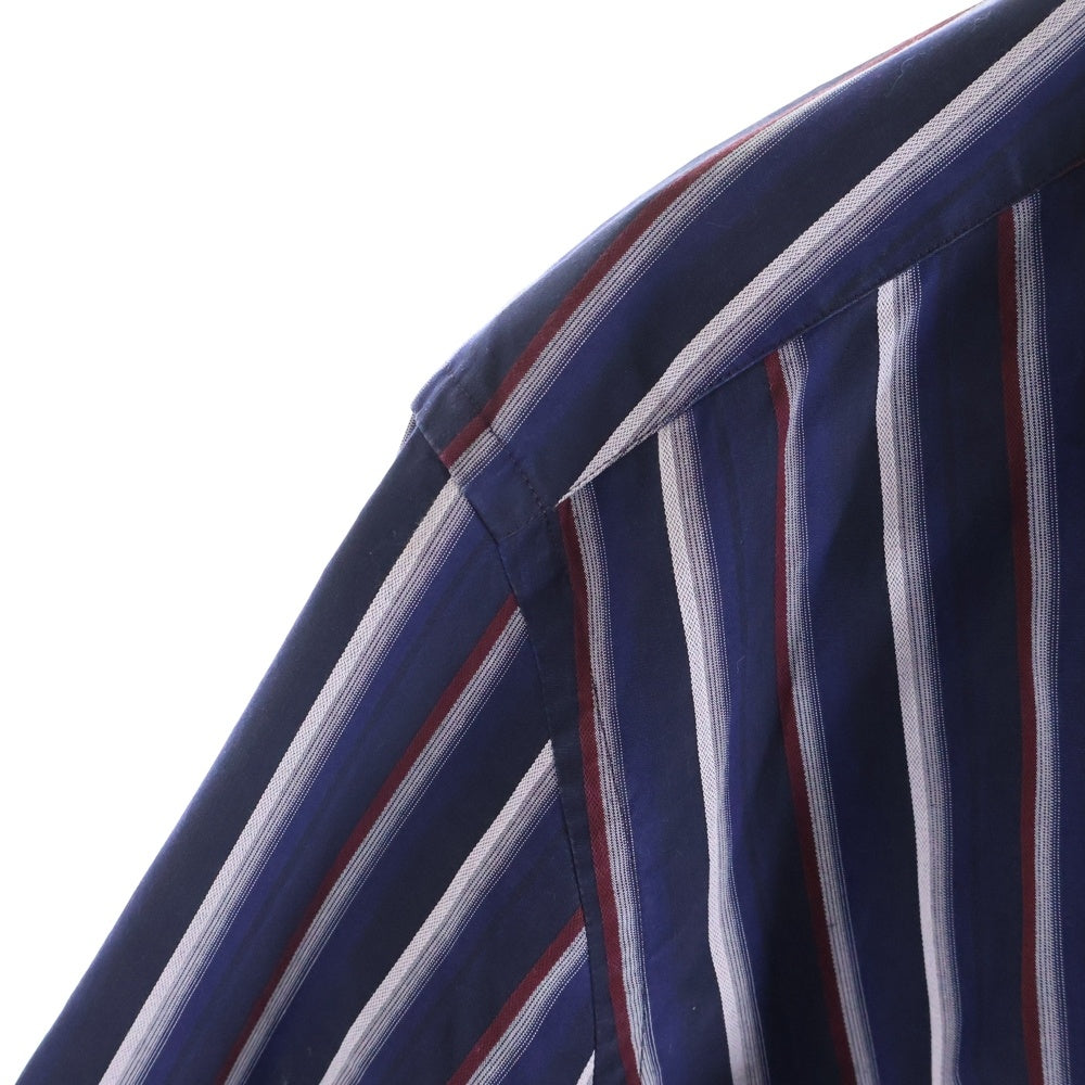 DOLCE & GABBANA(ドルチェアンドガッバーナ) ストライプ柄 ロングスリーブシャツ 長袖シャツ ネイビー