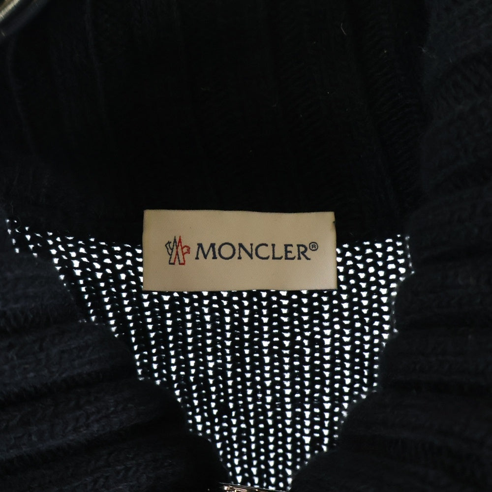 MONCLER(モンクレール) 20AW CARDIGAN TRICOT ニットドッキング ダウンジャケット ネイビー F20939B51600 A9197 レディース