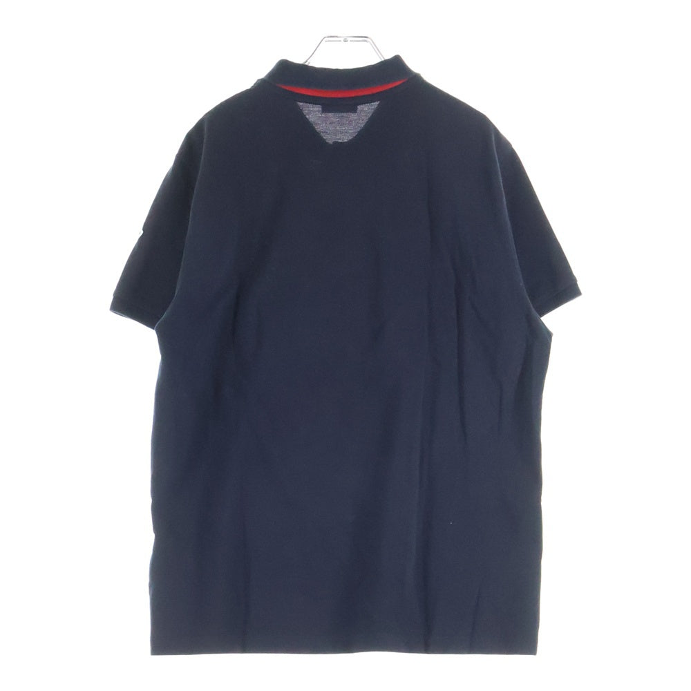 MONCLER(モンクレール) ロゴワッペン 半袖ポロシャツ F10918A70510 ブラック