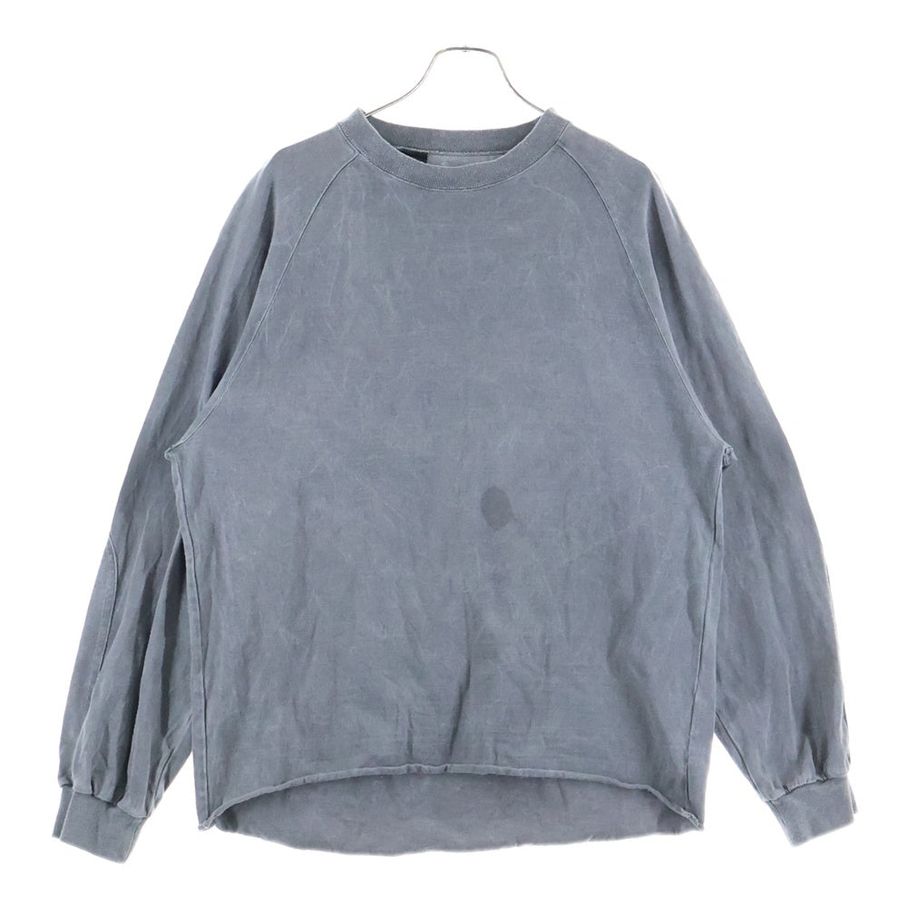 N.HOOLYWOOD(エヌハリウッド) Tee Over Size Long Tee ガーメントダイ クルーネック長袖Tシャツ グレー 2251-CS01-025