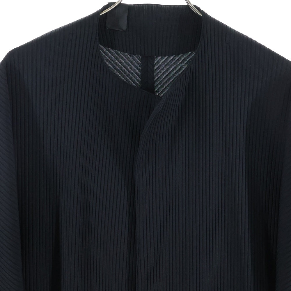 N.HOOLYWOOD(エヌハリウッド) 23SS COMPILE SHIRT コンパイル ノーカラー カーディガンシャツ 2231-SH20-060 ブラック