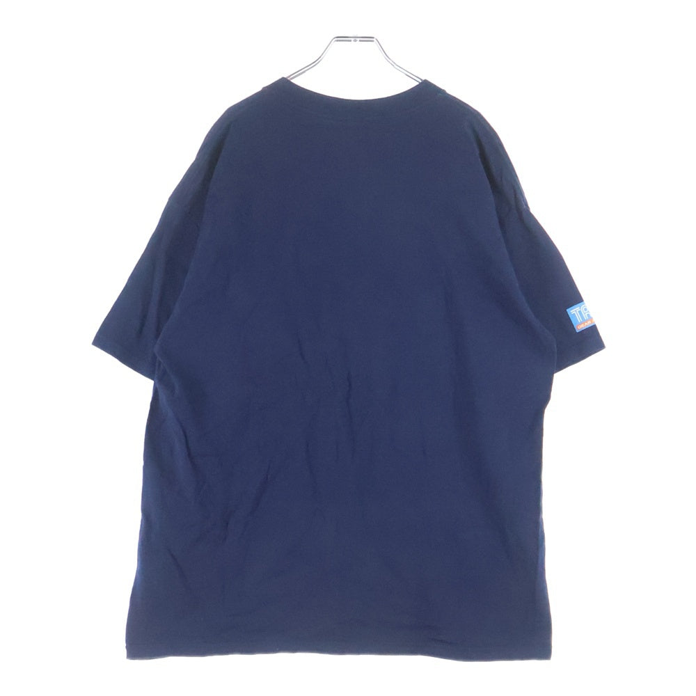 VINTAGE(ヴィンテージ) 90s-00s TRIBAL GEAR INTERNATIONAL トライバルギア フロントロゴ クルーネックTシャツ ネイビー