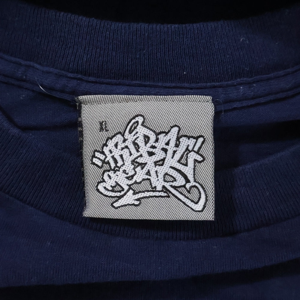 VINTAGE(ヴィンテージ) 90s-00s TRIBAL GEAR INTERNATIONAL トライバルギア フロントロゴ クルーネックTシャツ ネイビー