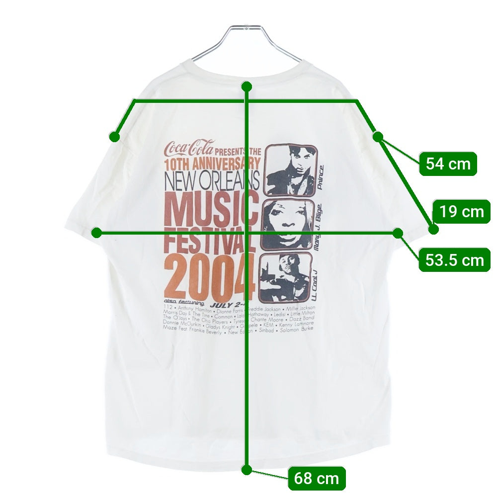 VINTAGE(ヴィンテージ) 00s New Orleans MUSIC FESTIVAL TEE フェスT プリンス クルーネックTシャツ