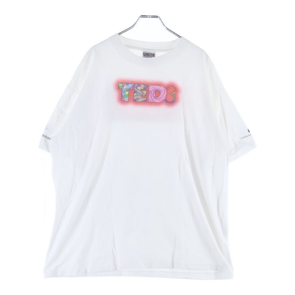 VINTAGE(ヴィンテージ) ONEITA TED 3 テッド3 裾袖シングル クルーネックTシャツ ホワイト