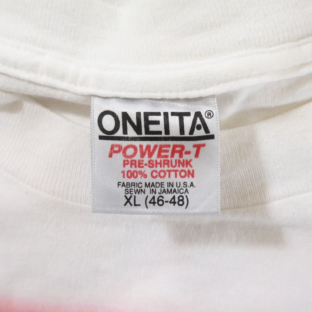VINTAGE(ヴィンテージ) ONEITA TED 3 テッド3 裾袖シングル クルーネックTシャツ ホワイト