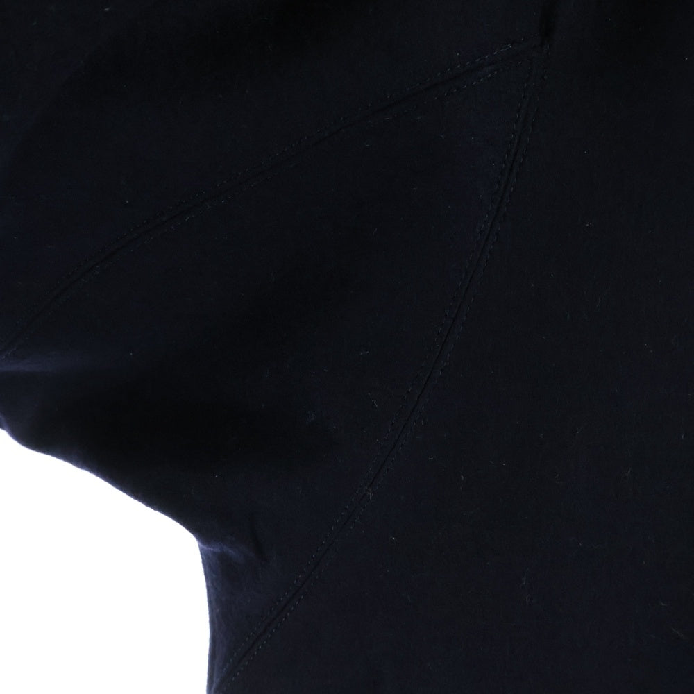 NO BRAND(ノーブランド) AFTERHOURS タグ付 BENDING LINE COAT ベンディングラインコート ダブルブレス コート ネイビー