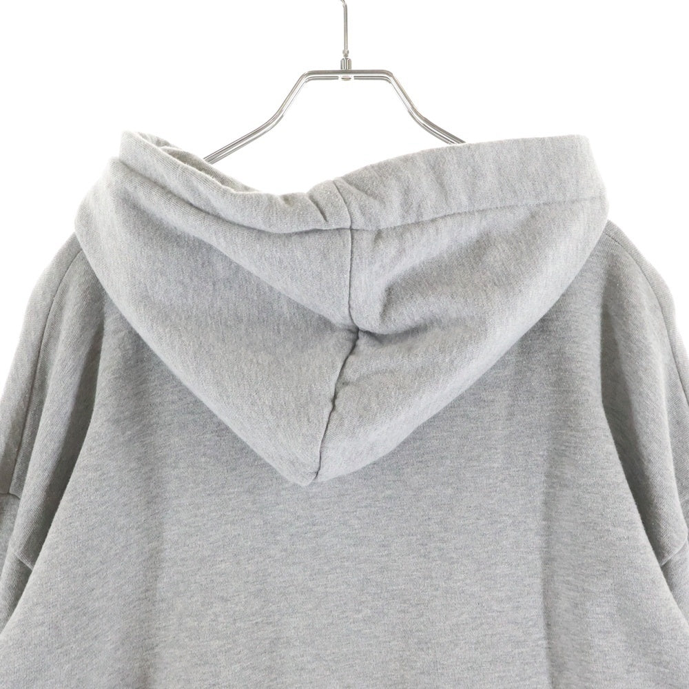 CELINE(セリーヌ) 21AW Loose Sweatshirt In Cotton Fleece ドローコード フーディー スウェット プルオーバーパーカー グレー 2Y468670Q
