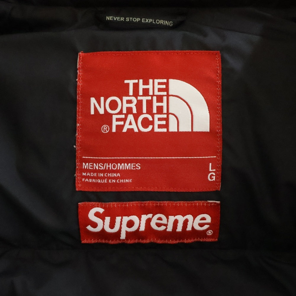 SUPREME(シュプリーム) 15AW ANY MEANS NUPTSE JACKET ザノースフェイス エニー ミーンズ ヌプシ ダウン ジャケット ブラック NF00CXK3