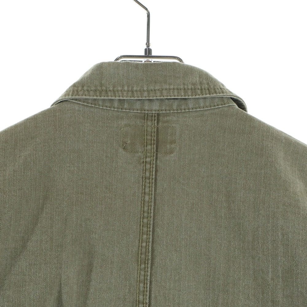 WTAPS(ダブルタップス) 12AW JUNGLE L/S SHIRT HBT ヘリンボーン ミリタリージャケット カーキ