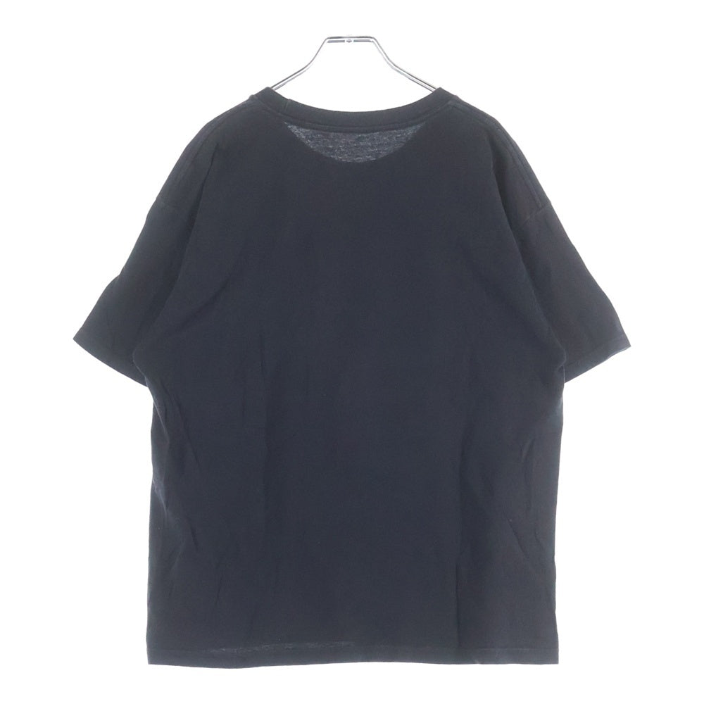 TENDERLOIN(テンダーロイン) ガンマン ロゴプリント クルーネックTシャツ ブラック