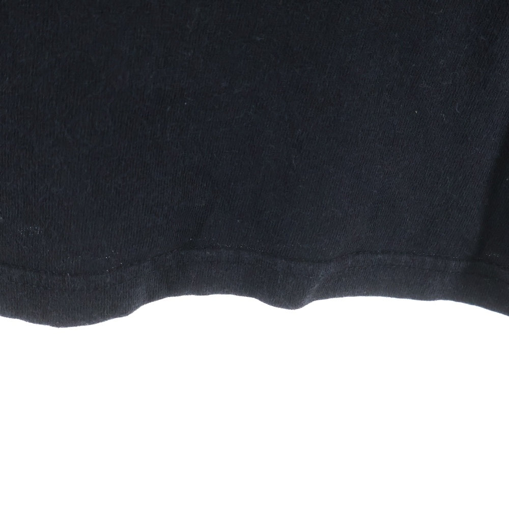 TENDERLOIN(テンダーロイン) ガンマン ロゴプリント クルーネックTシャツ ブラック