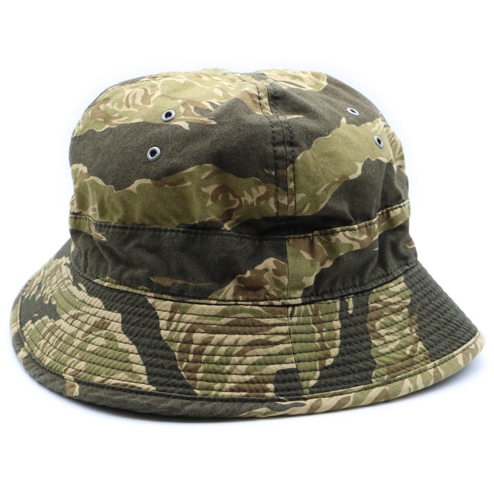 TENDERLOIN(テンダーロイン) T-JUNGLE HAT BB JANGLE タイガーカモ バケットハット カーキ/カモフラージュ