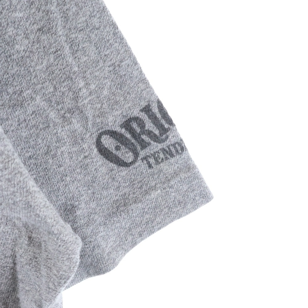 TENDERLOIN(テンダーロイン) バックロゴ 霜降り ポケット クルーネックTシャツ グレー